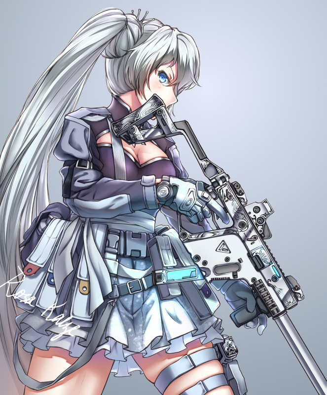 Tactical Weiss Schnee with her Kriss Vector.